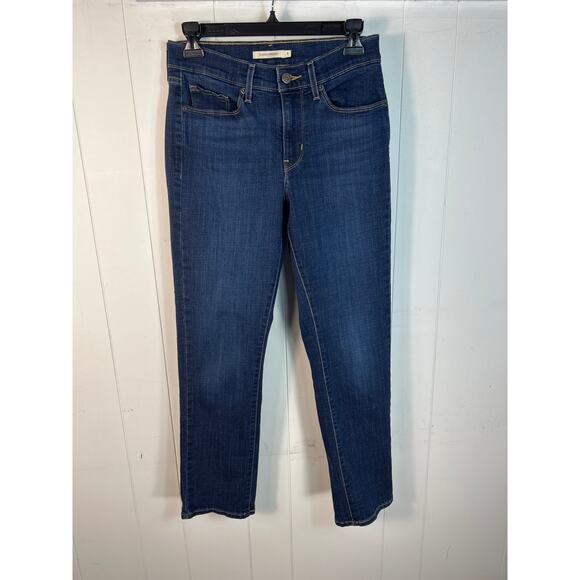 Levi’s women classic straight jeans in Cobalt Haze. Size 4 - Picture 3 of 8